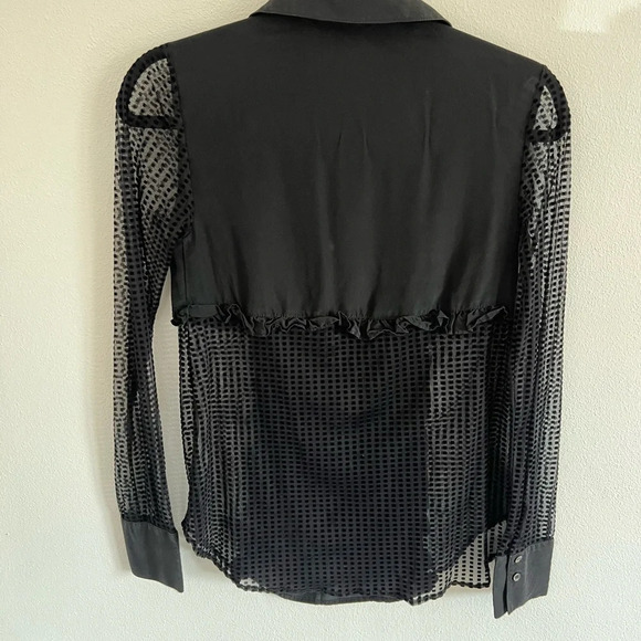 Marissa Webb Semi-Sheer Blouse XS - Picture 4 of 6